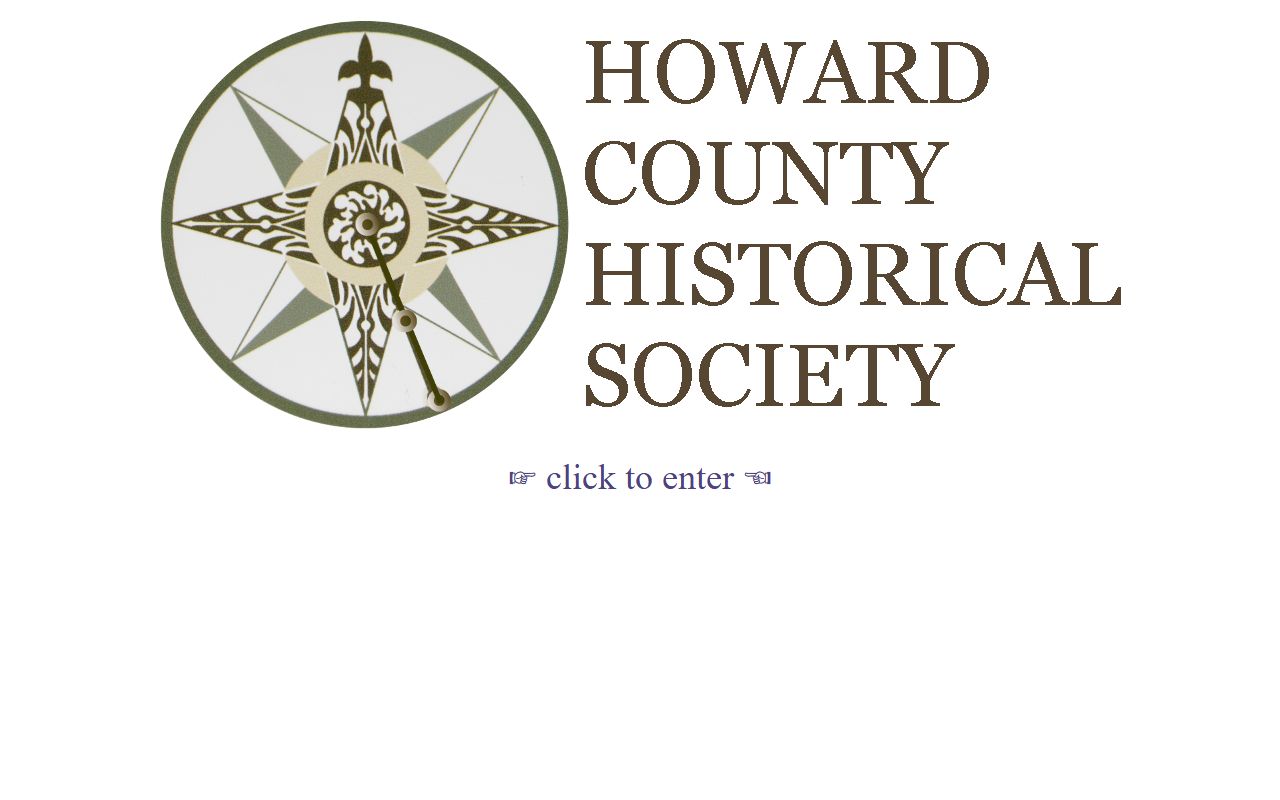 Howard County Historical Society marriage records search database covering historical marriages in the county